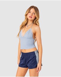EDIKTED - Sharona lace trim tank top