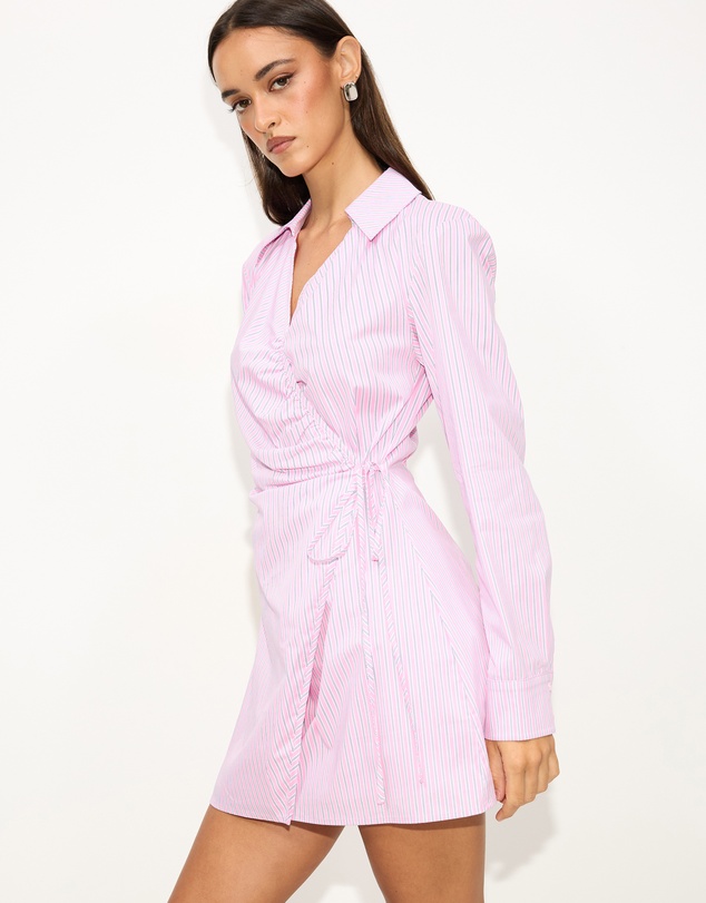 Dazie - Tidewall Mini Shirt Dress