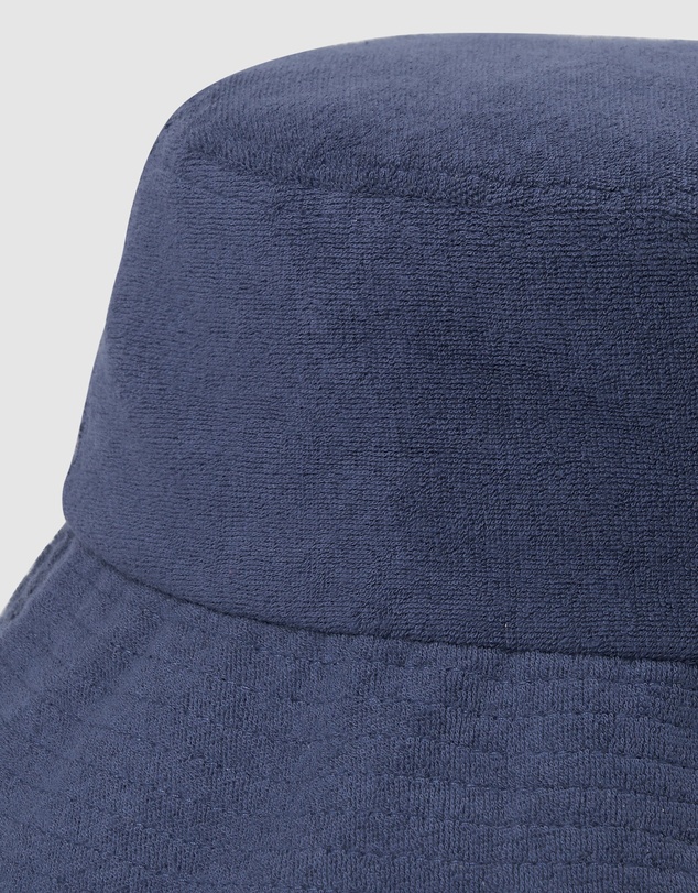 Vacay Swimwear - Terry Bucket Hat Navy