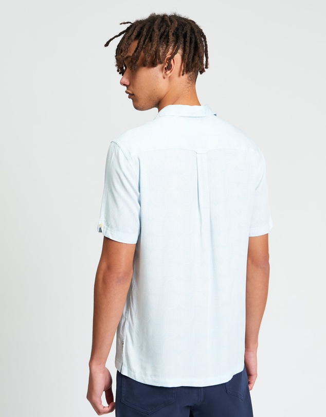 Ben Sherman - Linear Print Short Sleeve Shirt