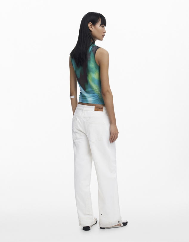 Desigual - Gradient tulle T-shirt