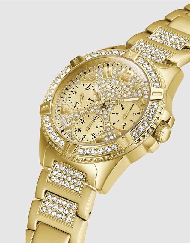 GUESS - Lady Frontier Gold Tone 40mm
