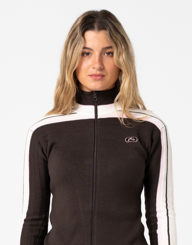 Rusty - Daddy Gb Fitted Zip Through Knit