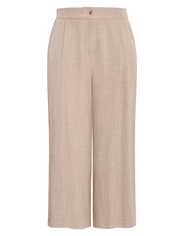 City Chic - Plus size Luci Wide Leg Pant - latte