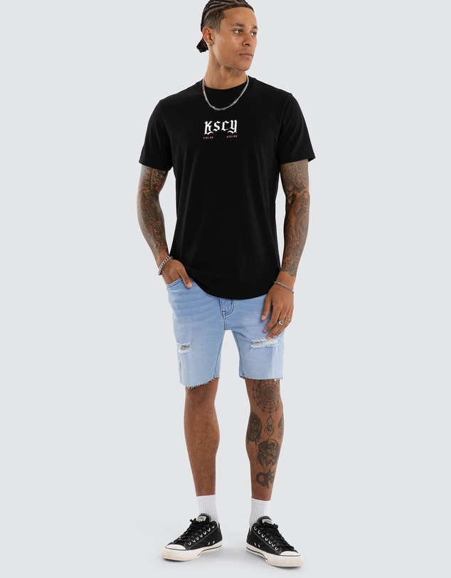 Kiss Chacey - Grunge Dual Curved Tee