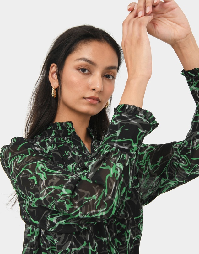 Forcast - Veda Collar Blouse