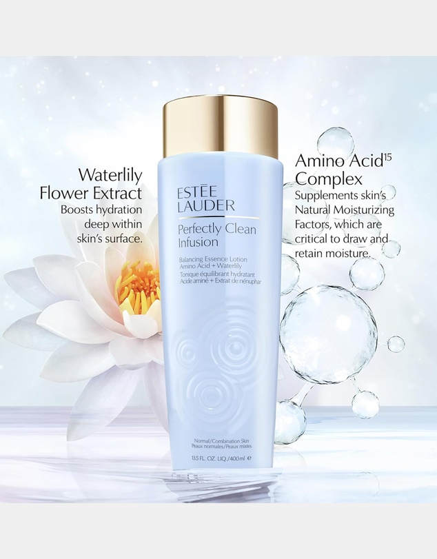 Estee Lauder - Perfectly Clean Infusion Balancing Essence Lotion with Amino Acid + Waterlily