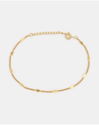SAINT VALENTINE - Fine Heart Chain Bracelet - Gold