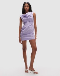 TOPSHOP - Drape Detail Clean Mini Dress