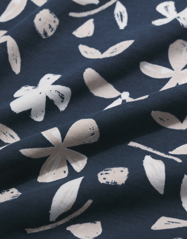 Seasalt - Seasalt Cornwall Teal Bright Wave Printed Sweatshirt