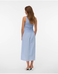 Vero Moda - Leya Stripe Midi Dress