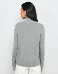 AERE - Nyne Wool Funnel Neck Jumper