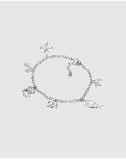 Elli Jewelry - Bracelet with Stones Wing Crystals 925 Sterling Silver