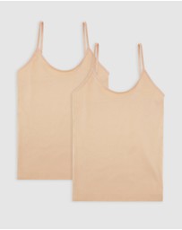 Ambra - 2 Pack Bare Essentials Recycled Nylon Camisole