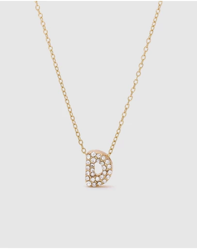 Seed Heritage - Initial Jewel Bubble Necklace