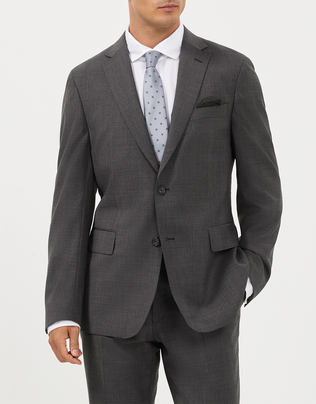 Van Heusen - Wool Blend Glen Check Suit Jacket
