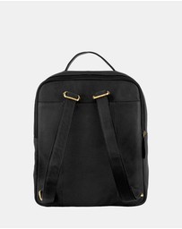 Pierre Cardin - Pierre Cardin Rustic Leather Business Backpack/Computer Bag