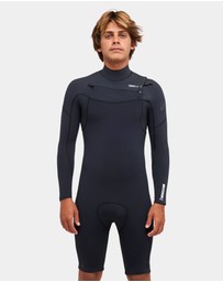 Quiksilver - Mens 2/2mm Everyday Sessions Chest Zip Long Sleeve Springsuit