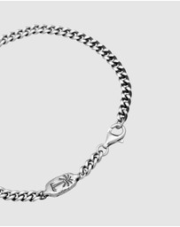 Haze & Glory - ICONIC EXCLUSIVE - Bracelet Curb Chain Palm Basic in 925 Sterling Silver