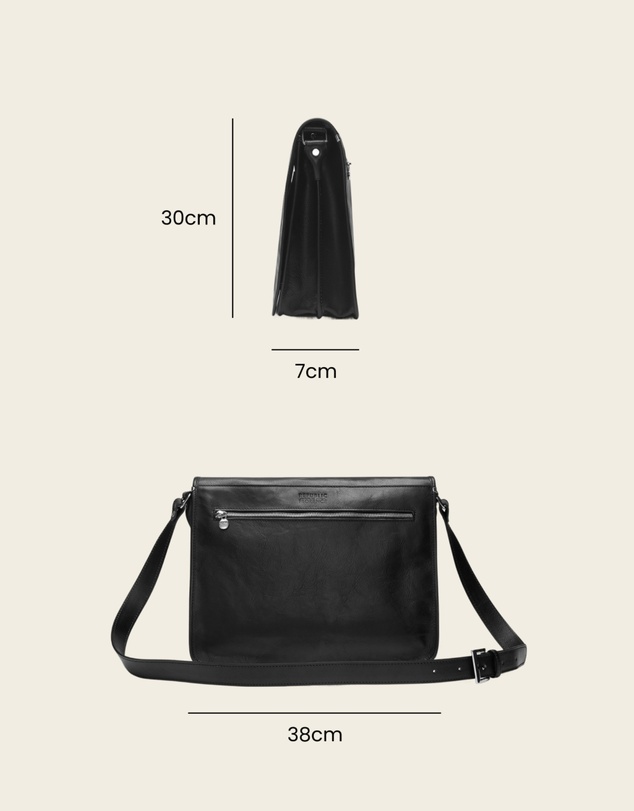 Republic of Florence - The Nero Matt Black Messenger
