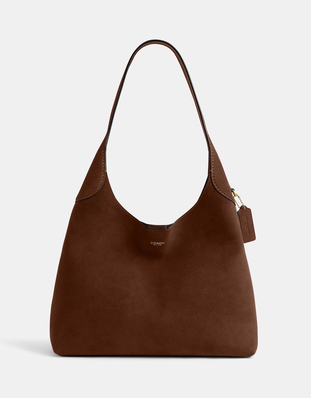 Coach - Suede Brooklyn Shoulder Bag 34