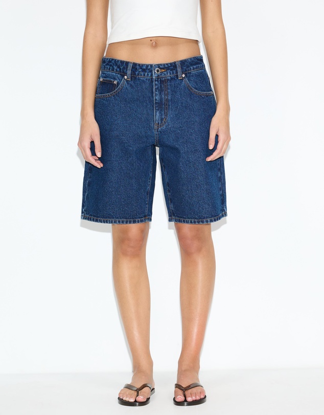 Dazie - Porto Low Rise Denim Jorts