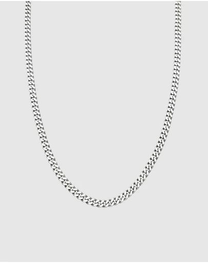 Kuzzoi - ICONIC EXCLUSIVE - Necklace Male Curb Chain 925 Sterling Silver