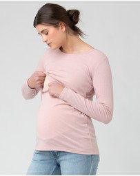 Ripe Maternity - Tessa Rib Nursing Top