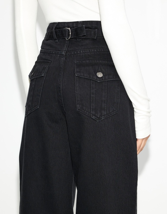 Dazie - Berlin Cinch Waistband Baggy Jeans