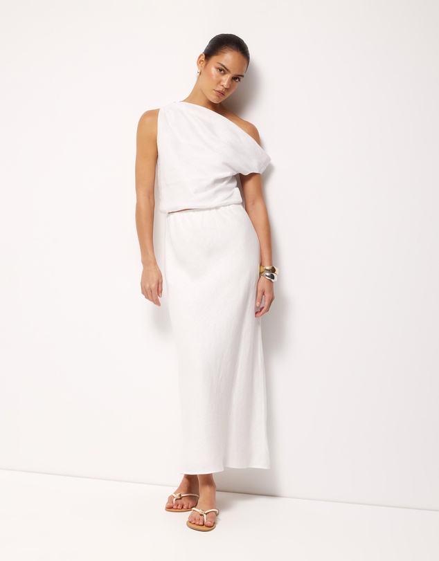 AERE - Cropped Off Shoulder Top