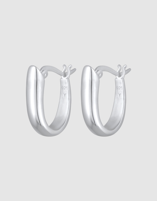 Elli Jewelry - Earrings Hoops Everday 925 Sterling Silver