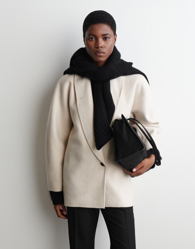 COS - Double-Faced Wool Pea Jacket
