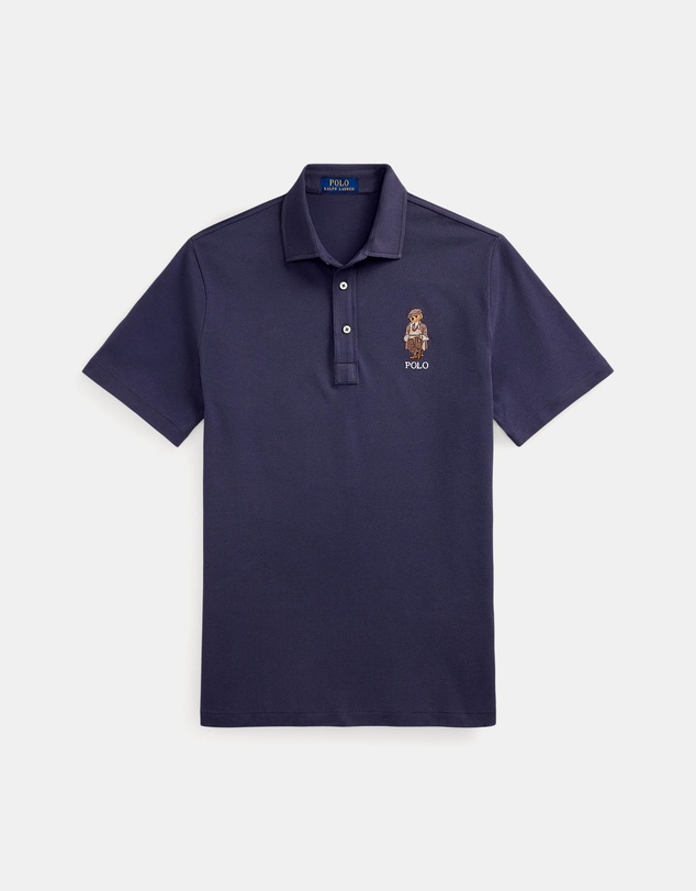 Polo Ralph Lauren - Custom Slim Polo Bear Mesh Polo Shirt