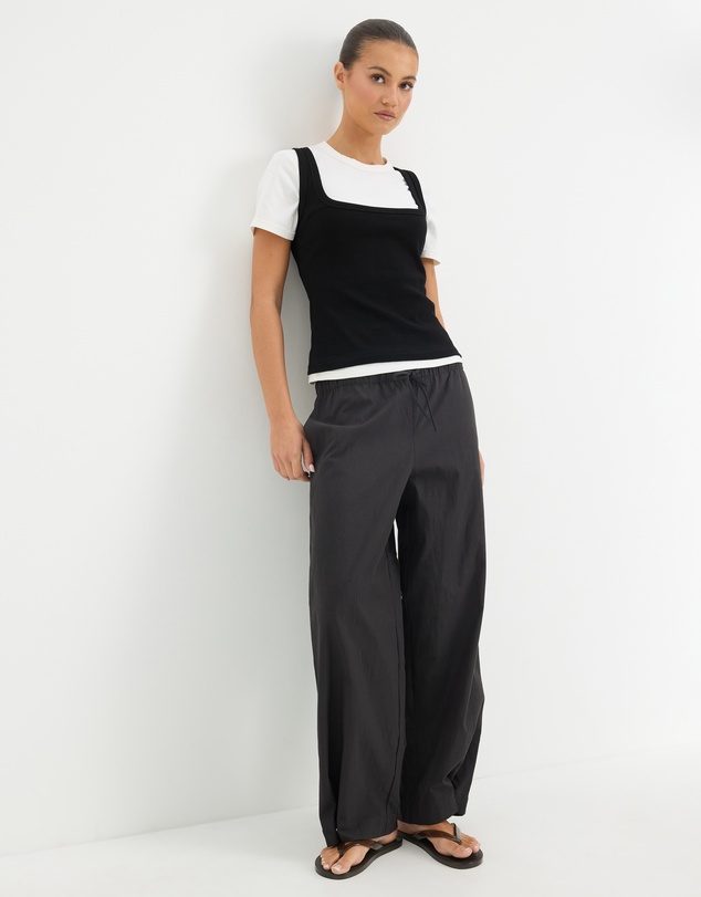 Calli - Wide Leg Adjustable Popper Pants