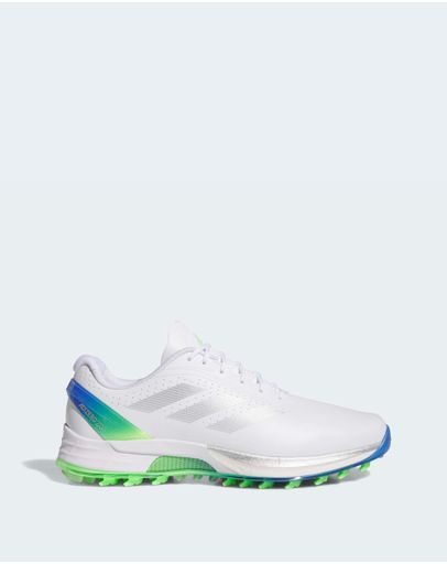 Cloud White / Silver Metallic / Lime Burst