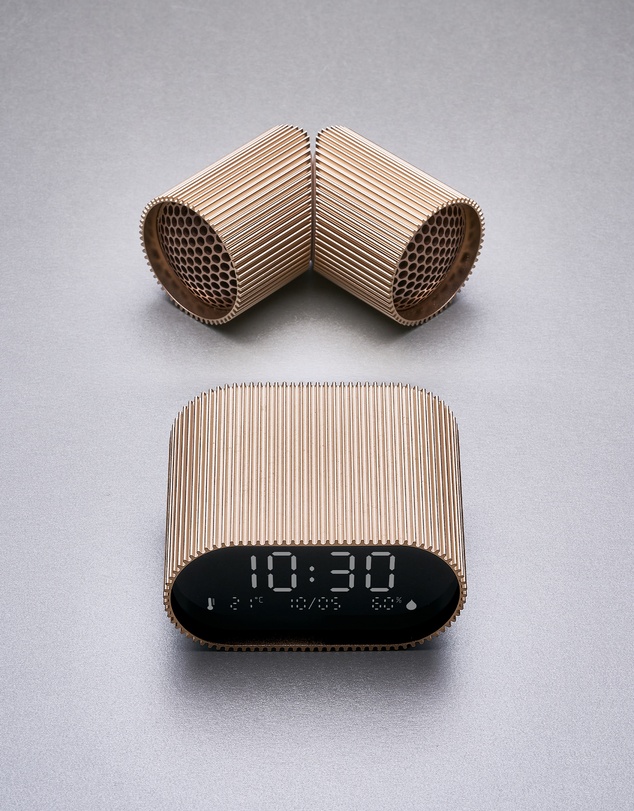 Lexon - Lexon Ray Set Of Magnetic Bluetooth Speakers - Gold