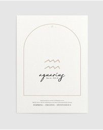 Olive et Oriel - Aquarius Zodiac Art Print A3