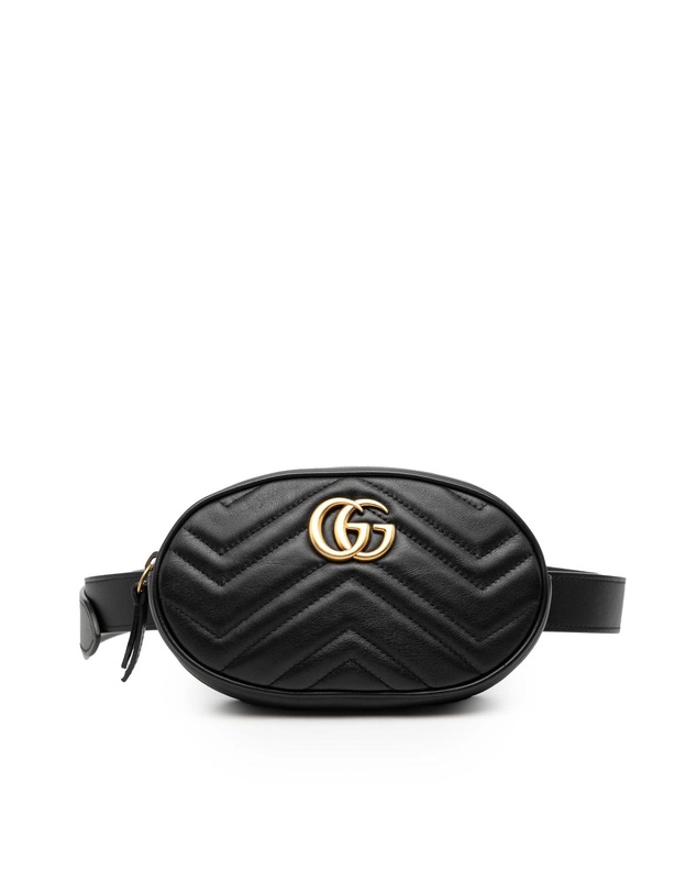 Pre-Loved by Azura Reborn - Pre-Loved GG Marmont Matelasse Leather Belt Bag