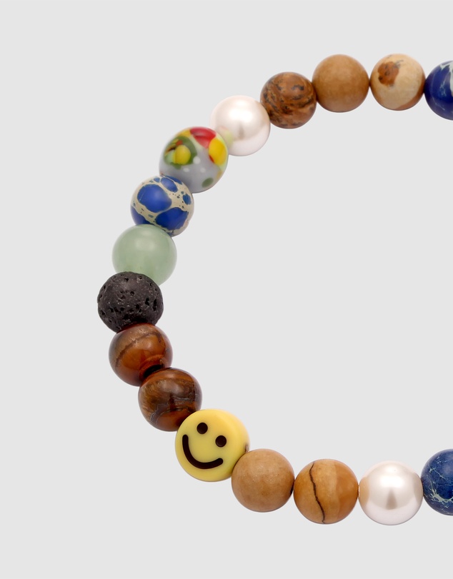 Kuzzoi - ICONIC EXCLUSIVE - Smiling Face Charm Bracelet in 925 Sterling Silver