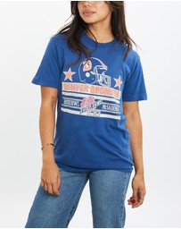 Vintage by The Real Deal - Pre Loved - 1986 NFL Denver Broncos Super Bowl Tee