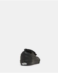 Vans - Old Skool Black Leather Youth