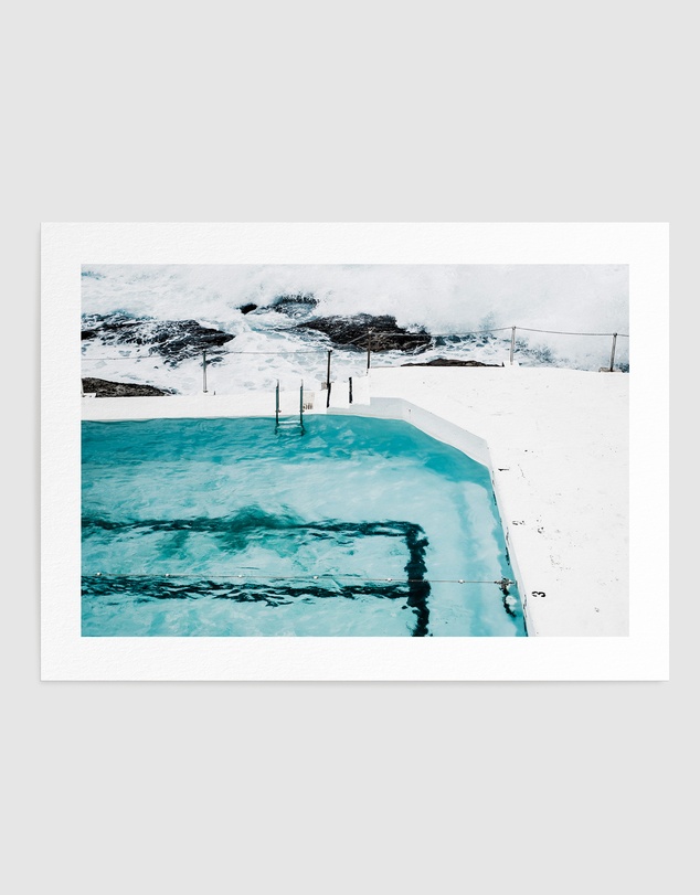 Olive et Oriel - Icey Bergs Bondi Art Print