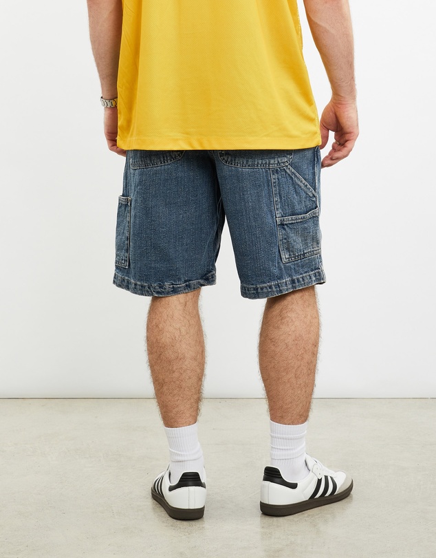 Vintage by The Real Deal - Pre Loved - Vintage Route 66 Denim Carpenter Shorts
