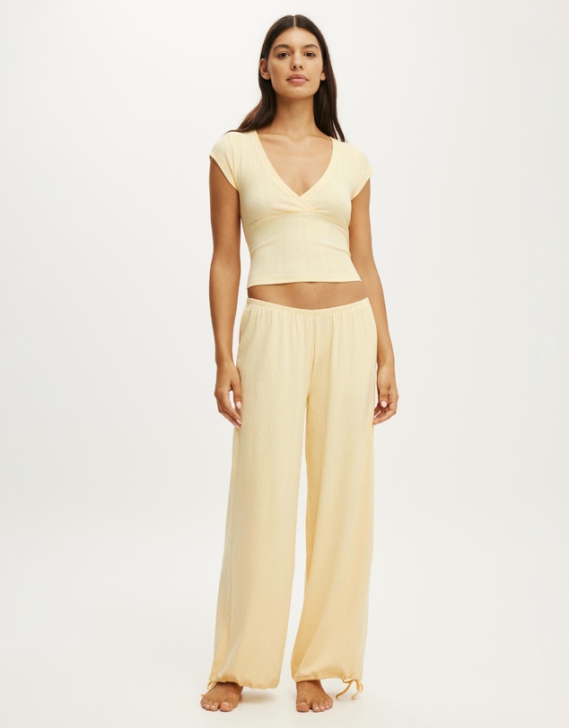 Cotton On Body - Dreamy Soft Pointelle Wide Leg Pants