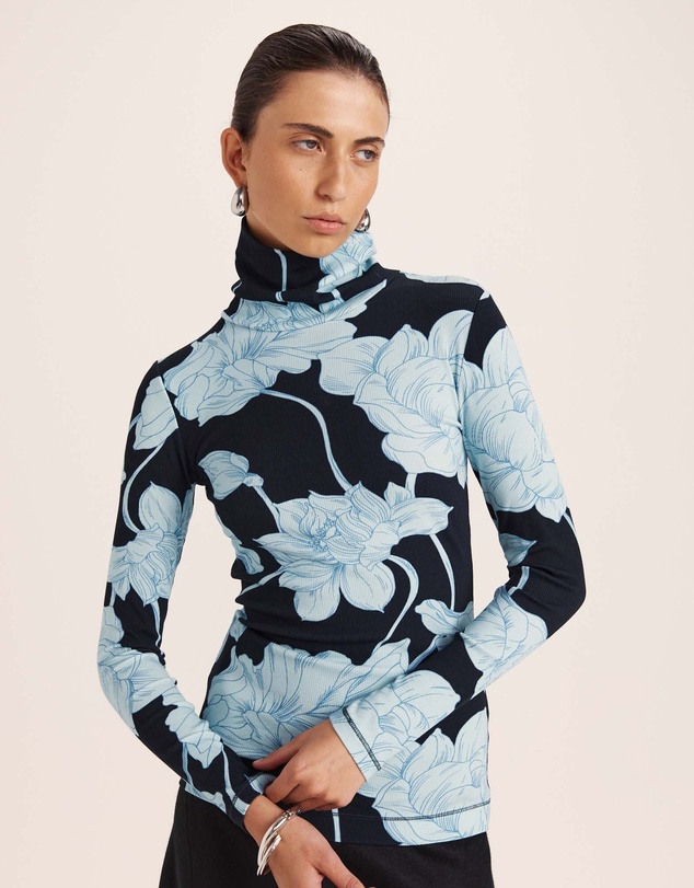 SABA - Verdisa Rib Long Sleeve Top