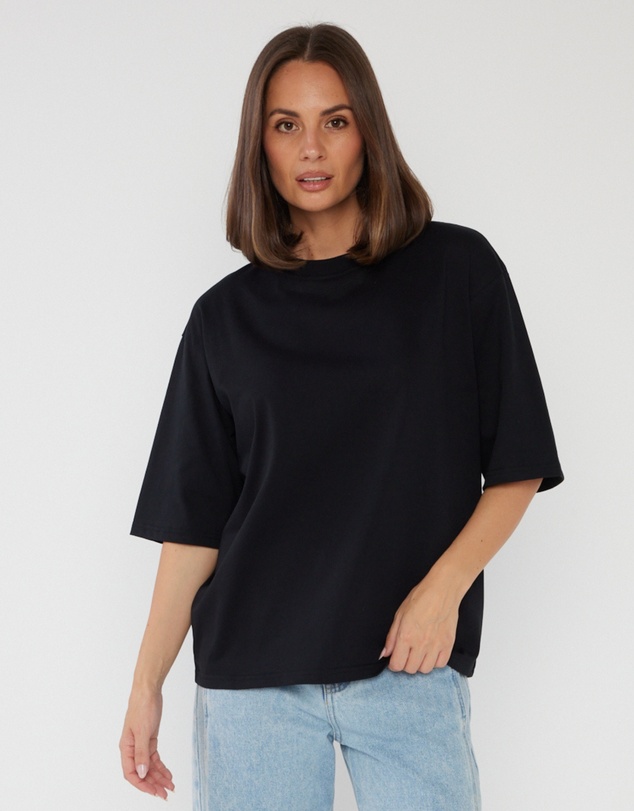 ALEXANDRA - Zuri T-Shirt Black