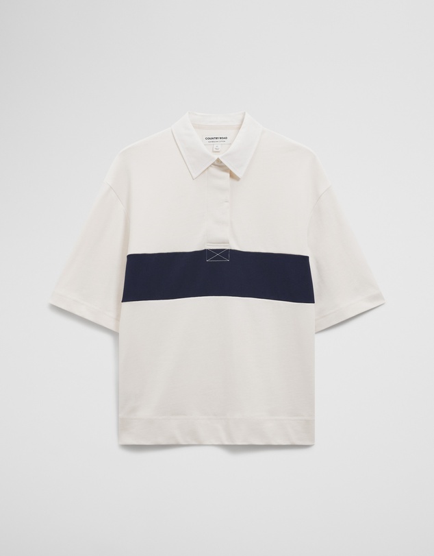 Country Road - Australian Cotton Short Sleeve Workwear Block Rugby Polo