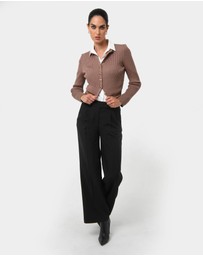 Forcast - Amera Wide Leg Tailored Pants
