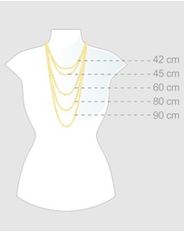 Kuzzoi - ICONIC EXCLUSIVE - Necklace Male Beads Synthetic Pearl 925 Sterling Silver