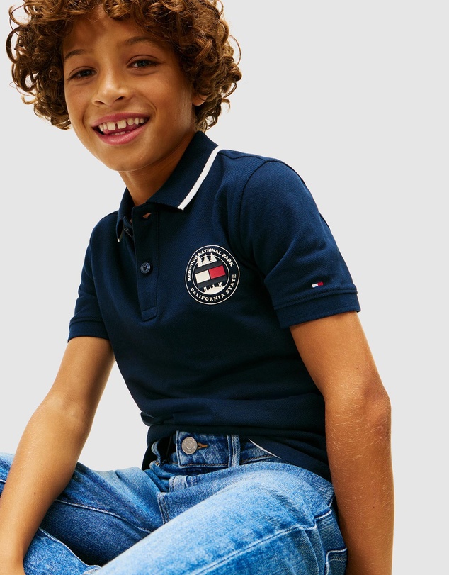 Tommy Hilfiger - Graphic Short Sleeve Polo - Teens